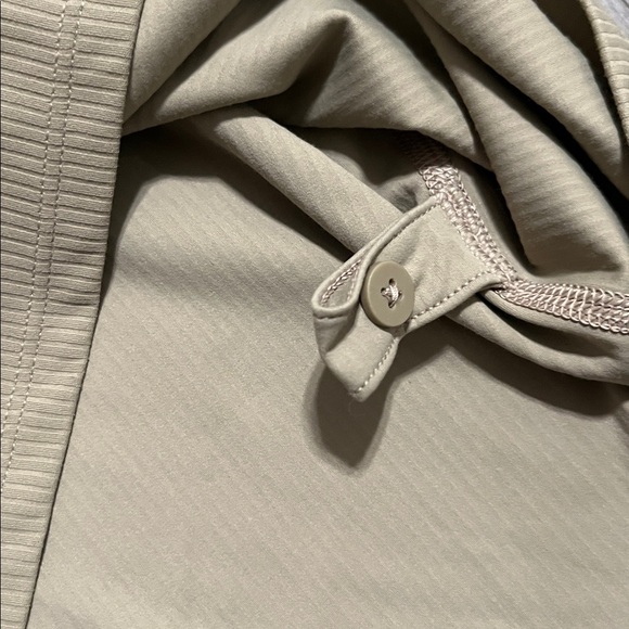 Lululemon All Aligned Ribbed Long-Sleeve Henley Dress Sheer Oak Size 6 - Picture 5 of 7